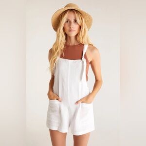 Z Supply White Archer Gauze Romper Size Small - NWT